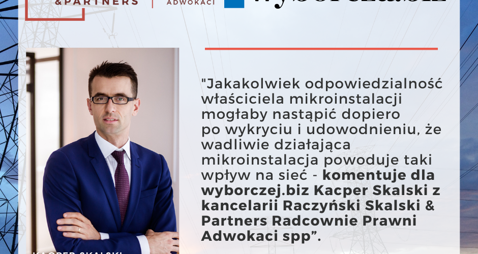 Mec. Kacper Skalski specjalnie dla Wyborcza.biz