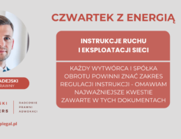 Czwartek z energią: Instrukcje Ruchu i Eksploatacji Sieci Elektroenergetycznych