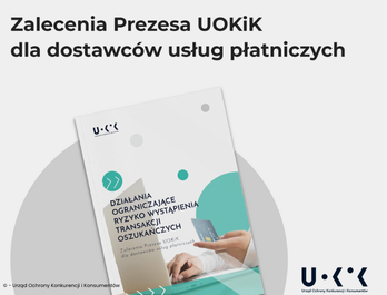 Zalecenia Prezesa UOKiK dla dostawców usług płatniczych