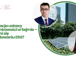 Nowelizacja ustawy o rachunkowości w Sejmie – co zmieni się w raportowaniu ESG?